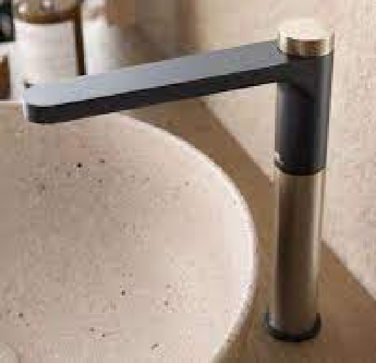 NEW MALLORCA I 273 mm high spout single lever basin mixer 3/8???. ???Plus??? aerator. Cold-water opening. Flow rate 5 l/min. at 3 bar.(Available Handl