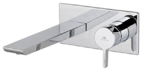 OXO I Wall Mounted Basin Mixer Trim Kit. Flow rate 5 L/min at 3 bar.