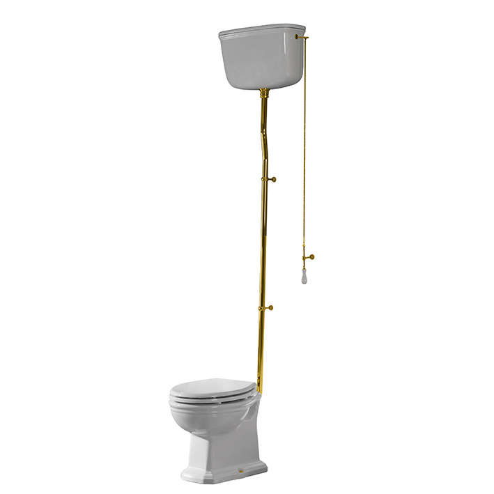 The SET C/C Floor Outlet Pan with High Level Cistern